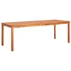 Image de Table a manger fixe sans tiroir rectangle en Bois L 215 cm