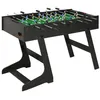 Image de Table de football pliante 121 x 61 x 80 cm Noir
