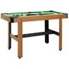 Image de vidaXL Table de billard 4 pieds 122x61x76 cm Marron