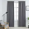 Image de vidaXL Gordijnen verduisterend met haken 2 st 140x225 cm grijs134431