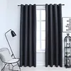 Image de vidaXL Gordijnen verduisterend met ringen 2 st 140x245 cm antraciet134460