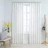 Image de vidaXL Gordijnen verduisterend met haken 2 st 140x175 cm gebroken wit134485