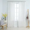 Image de Rideaux occultants avec crochets 2 pcs Blanc cassé 140x245 cm