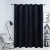 Image de Rideau occultant - vidaXL - Velours Noir - 290x245 cm -  illets métalliques - Lavable