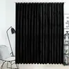 Image de Rideau occultant - vidaXL - Velours Noir - 290x245 cm - Lavable - Crochets métalliques