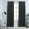 Image de vidaXL Gordijnen verduisterend 2 st met haken 140x225 cm fluweel antraciet134501