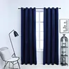 Image de vidaXL Gordijn verduisterend met ringen 2 st 140x225 cm fluweel blauw134529