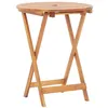 Image de Table a manger fixe sans tiroir vidaxl 2 personnes en bois massif 75 x 60 cm