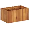 Image de Lit surélevé de jardin 50x30x25 cm Bois massif d acacia