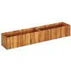 Image de Lit surélevé de jardin 150x30x25 cm Bois massif d acacia