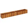 Image de Lit surélevé de jardin 200x30x25 cm Bois massif d acacia