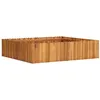 Image de vidaXL Lit surélevé de jardin 100x100x25 cm Bois massif d'acacia