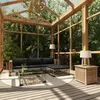 Image de Salon de jardin modulable Vidaxl 5 pieces gris resine tressee 70 x 70 x 52.5 cm 4 personnes