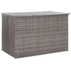 Image de Salon de jardin Vidaxl gris acier