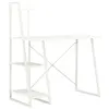 Image de Bureau avec étagère blanc 102x50x117 cm