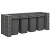 Image de vidaXL Schanskorfmuur containers 320x100x120 cm gegalvaniseerd staal145614