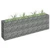 Image de Lit surélevé à gabion Acier galvanisé 180x30x60 cm