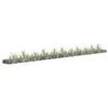 Image de vidaXL Lit Surélevé à Gabion Jardinière à Gabion Parterre de Fleurs Plantes Jardin Terrasse Extérieur Acier Galvanisé 145644