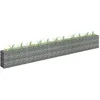 Image de vidaXL Gabion plantenbak verhoogd 450x30x60 cm gegalvaniseerd staal145646