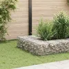 Image de vidaXL Lit Surélevé Cube à Gabion Jardinière Surélevée de Fleurs Plantes Panier à Pierres Jardin Terrasse Extérieur Fil 145648