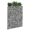 Image de vidaXL Lit Surélevé à Gabion en Trapèze Jardinière à Gabion Patio Terrasse Jardin Extérieur Parterre de Fleurs Plantes Acier 145652