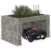 Image de Garage tondeuse à gazon lit surélevé 110x80x60 cm Fil en acier