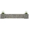 Image de Vidaxl Jardinière Gabion en Forme de H, Fil d'Acier, 260X40X40 Cm