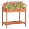 Image de Jardinière à herbes 80x60x80 cm Bois de sapin massif