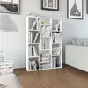 Image de Séparateur de pièce Bibliothèque Blanc 100x24x140 cm