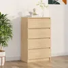 Image de Buffet Chêne sonoma 60x35x98,5 cm Bois d ingénierie