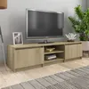 Image de Meuble TV Chêne sonoma 140x40x35,5 cm Bois d ingénierie