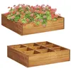 Image de vidaXL Lit surélevéde jardin à herbes Bois d'acacia massif 60x60x15 cm