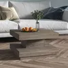 Image de Table basse Gris 60x60x35 cm MDF