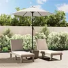 Image de vidaXL Parasol Blanc sable 200x224 cm Aluminium