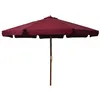 Image de Parasol - VIDAXL - 47216 - Bois - Polyester - Anti-UV - 330x240 cm