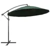 Image de Parasol droit vidaxl rond 400 x 400 mat en aluminium toile en polyester