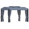 Image de vidaXL Tonnelle avec Rideaux Chapiteau de Jardin Tente de Réception de Patio Belvédère de Terrasse Pavillon d'Extérieur 3x4 48056