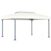 Image de vidaXL Tonnelle Chapiteau de Jardin Tonnelle de Patio Pavillon de Terrasse Tente de Réception d'Extérieur 400x300 cm Crème 48062