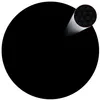 Image de Couverture de piscine Noir 549 cm PE