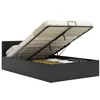 Image de Cadre de lit avec rangement hydraulique 140x200 cm similicuir