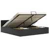 Image de Cadre de lit avec rangement hydraulique Similicuir 160x200 cm