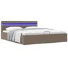 Image de Cadre de lit à rangement hydraulique sans matelas 160x200 cm