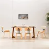 Image de Lot de 6 chaise vidaxl interieur empilable pliable H. 78 cm en bois beige