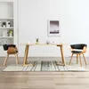 Image de Lot de 2 chaise vidaxl en bois pliable H. 72 cm interieur noir