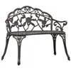 Image de Banc de bistrot 100 cm Bronze Aluminium coulé