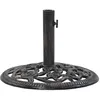 Image de vidaXL Socle de parasol Bronze 12 kg 48 cm Fonte 47861