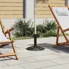 Image de vidaXL Parasolvoet 9 kg 40 cm gietijzer zwart en bronskleurig47865