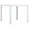 Image de Table basse Blanc 78x78x74 cm PEHD Aspect de bois