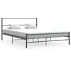 Image de vidaXL Bedframe zonder matras metaal grijs 140x200 cm286494