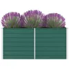 Image de Jardinière 160 x 80 x 77 cm Acier galvanisé Vert